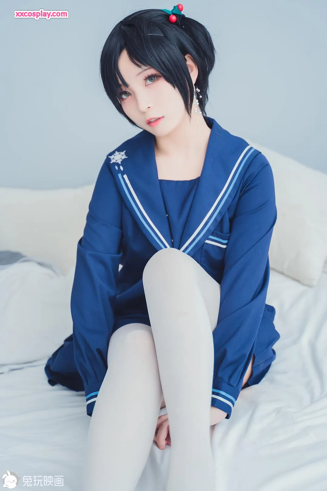 兔玩映画：蓝色幻想水手服